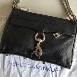 REBECCA MINKOFF MINI MAC BLACK CROSSBODY